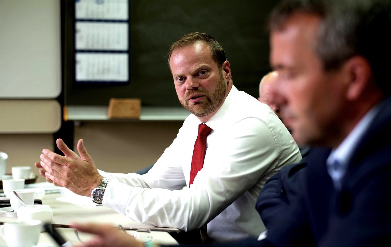 Matthias Arends im politischen Gespräch